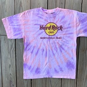 Vintage Y2K Hard Rock Cafe Cleveland Tie Dye Shirt